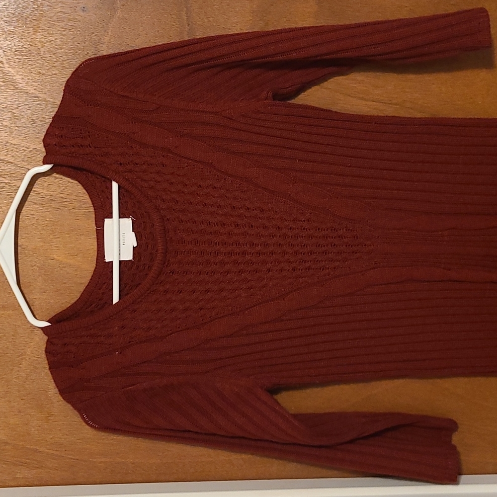 Maroon Sweater Dress